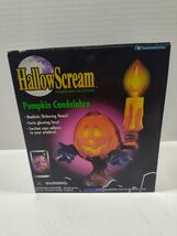 Vintage HallowScream Nightmare Halloween Pumpkin Candelabra 1997 Trendmasters - $49.49