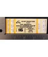 ROCKY HORROR PICTURE SHOW - VINTAGE JAN 16, 1981 MINT WHOLE CONCERT TICKET - £14.93 GBP