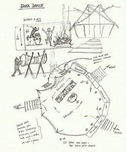 Star Wars Return of the Jedi Ewok Dance Sketch Official Reproduction  - £15.81 GBP