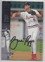 An item in the Sports Mem, Cards & Fan Shop category: brian rupp signed autographed card 1994 Upper Deck Minors