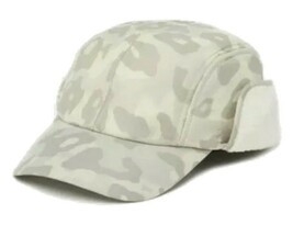 $195 Rag + Bone  Pilot Cap Gray Faux Shearling Aviator Leopard S / M  Co... - $75.24