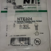 NTE324 Amplifier transistor and Switch SALE - $5.79