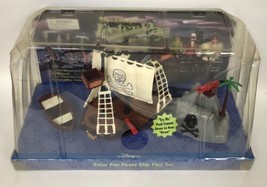 NEW Disney Peter Pan Pirate Ship Play Set MOTORIZED 1990&#39;S COMPLETE ORIG... - £98.90 GBP