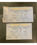 Brooks And Dunn Caesars Palace las Vegas Concert Ticket Stub Vintage Dec... - £12.45 GBP