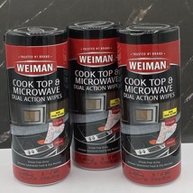 3 Pack Weiman Cooktop &amp; Microwave Cleaning Wipes-30 Count Each - $32.66