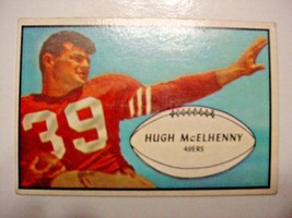 1953 Bowman #32 Hugh McElhenny-vg+/ex-San Francisco 49ers - $40.00
