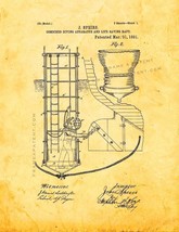 Combined Diving Apparatus And Life Saving Raft Patent Print - Golden Look - £6.25 GBP+
