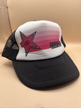 Rockstar Energy Drink Hat Trucker Style Mesh Snap Back Nissun Black Pink... - $15.83