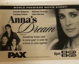 Anna’s Dream Tv Guide Print Ad Connie Sellecca Richard Thomas TPA8 - $5.93