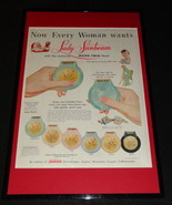 1955 Lady Sunbeam Razors Framed 11x17 ORIGINAL Advertising Display  - $59.39