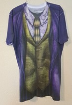 Joker Shirt Adult Med Slim Suit Graphic Halloween Costume Heath Ledger B... - £6.88 GBP