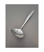 Oneida OUR ROSE Forever Rose Stainless Glossy Flatware Floral Gravy Ladle - $261.87 MXN