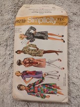 Simplicity Dress Sewing Pattern 9219 Size 16 Miss Petite Bust 38 Cut - £10.59 GBP