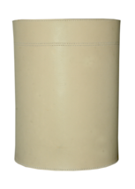 Shwaan Cylindrical Leather Round Trash Can, Harness Leather Office,Home ... - £125.52 GBP