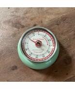 Dulton Co. Ltd. 55 Minute Round Timer Mint Green Magnetic Base Retro Design - €17,36 EUR