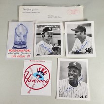 New York Yankees Souvenir Autographed Photo Sticker World Champion Schedule 1978 - £32.84 GBP