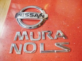 2009-2014 Nissan Murano SL  Rear  Liftgate Trunk Emblem Badge Logo OEM set - £17.69 GBP