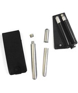 TUBE FLASK AND STOGIE HOLDER COMBO hip stainless steel pouch novelty fla... - $443.13 MXN