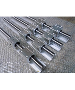 2X (SBR12-609/914mm) SUPPORTED LINEAR RAIL SHAFT+ 8 pcs SBR12UU Bearing - $2,089.54 MXN