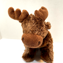 Wishpets 2018 Winsome Moose Plush Stuffed Animal Brown Soft Lovey 9&quot; - $14.58