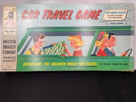 Vintage Milton Bradley Car Travel Game Complete 1958 - $14.00
