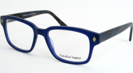 Claudio Lopez CLA1261 3 Matt Dark Blue /DEMI Eyeglasses Glasses Frame 52-18-140 - £54.49 GBP