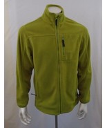 Retreat Green Long Sleeve Men&#39;s Mock Full Zip Fleece Jacket Size S/P - £10.89 GBP