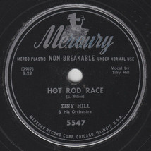 Vtg Tiny Hill Hot Rod Race Patti Page Tn Waltz Rare 10&quot; Single Mercury 78 Record - £15.62 GBP