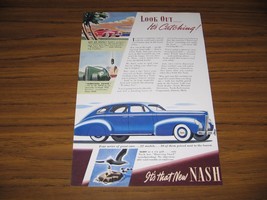 1938 Print Ad The 1939 Nash Car with &quot;Conditioned Air&quot; - £10.95 GBP
