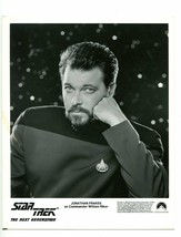 8x10-B&amp;W-Still-Star Trek: The Next Generation--Jonathan Frakes-Sci-Fi-NM - £27.14 GBP