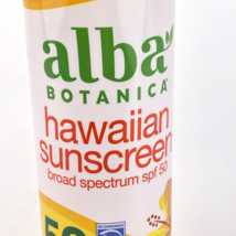 Alba Botanica Hawaiian Sunscreen Broad Spectrum SPF50 Coconut Spray 6oz BB4/24 - £9.86 GBP