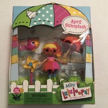 Lalaloopsy Mini April Sunsplash 3” Doll &amp; Pet Bird W/ Accessories - NEW - £7.88 GBP