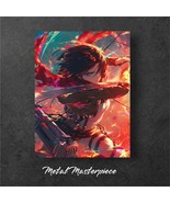 Attack on Titan Mikasa Ackerman Aluminum Wall Decor Metal Art Canva-Post... - $185.20 MXN+