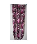 Vintage Sheer Striped Purple White Black Abstract rectangle scarf Estate... - $736.77 MXN