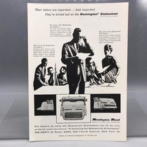 Vintage Magazine Ad Print Design Advertising Remington Typewriters - £21.83 GBP