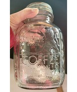 SUNSHINE QUART COFFEE JAR WITH ZINC LID SPRINGFIELD GROCER CO. SPRINGFIE... - $40.00