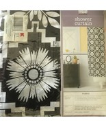 NEW Vtg Martha Stewart Cotton Fabric Shower Curtain 70&quot; x 72&quot; NIP - $60.71 CAD