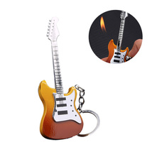 Guitar Look Inflatable Butane Lighter, Soft Flame Smoking EDC (Without F... - $14.98
