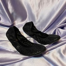 Juicy Couture Black Thea Quilted Ballet Flats Women’s size 8 - $60.00