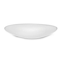 ALESSI Plate Asymmetrical Colombina Piatto Piano Ceramica Modern White S... - $91.12