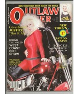 ORIGINAL Vintage June 1987 Outlaw Biker Motorcycle Magazine   - $29.69