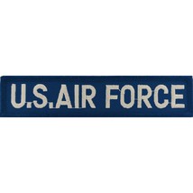 U.S. Air Force Patch Blue &amp; White 1 1/4&quot; x 5 1/4&quot; - £6.83 GBP