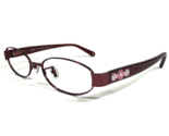 Coach Eyeglasses Frames ROSLYN 909AF BORDEAUX 603 Red Oval Floral 51-17-135 - $46.38