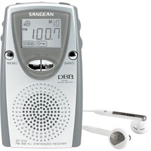 Sangean DT-210 FM-Stereo/AM PLL Synthesized Tuning Pocket Radio - $84.99