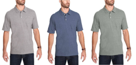 Weatherproof Vintage Men’s Brushed Cotton Polo Shirt - $10.99