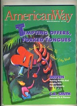 American Way Magazine American Airlines &amp; Eagle June 15 1990 Television Crime - £10.28 GBP