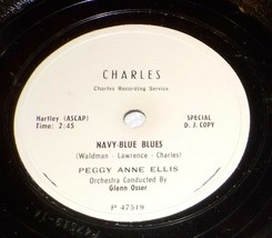 Peggy Anne Ellis 78 Navy Blue Blues / April Fool - E / EE- SH1E - £5.53 GBP
