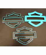 Custom Harley CVO-Style Emblems - Teal - $152.46+