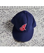 Cleveland Indians Hat Cap Snap Back Blue Size 7 3/8 New Era MLB Script Cool Base - £11.60 GBP