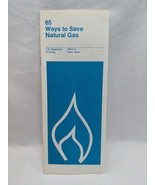 Vintage 1977 65 Ways To Save Natural Gas Brochure - €8,63 EUR